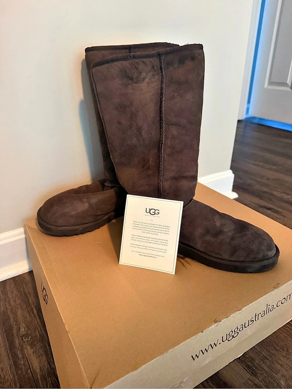 UGG Classic Tall Boot Chocolate Brown US 10